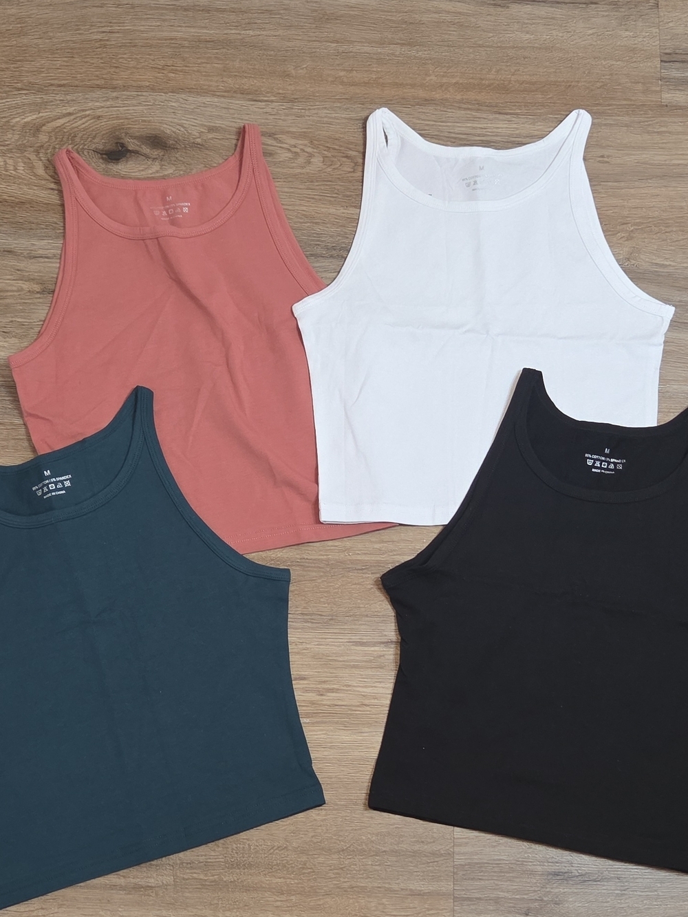 Everyday Racerback Tank Top - White, Black, Teal, Rust